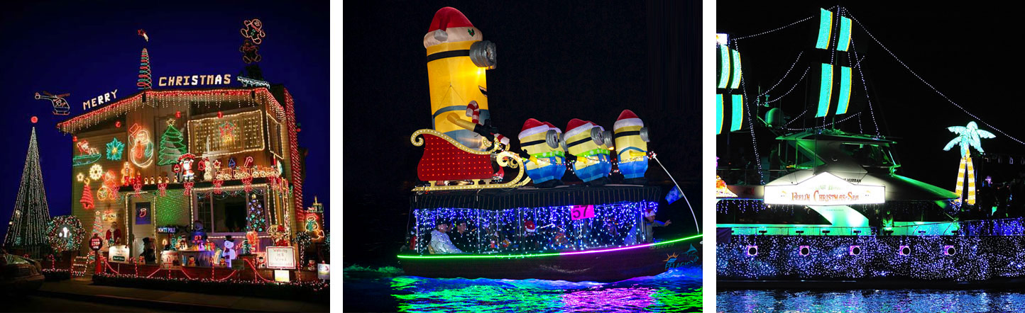 newport beach christmas boat parade cruise